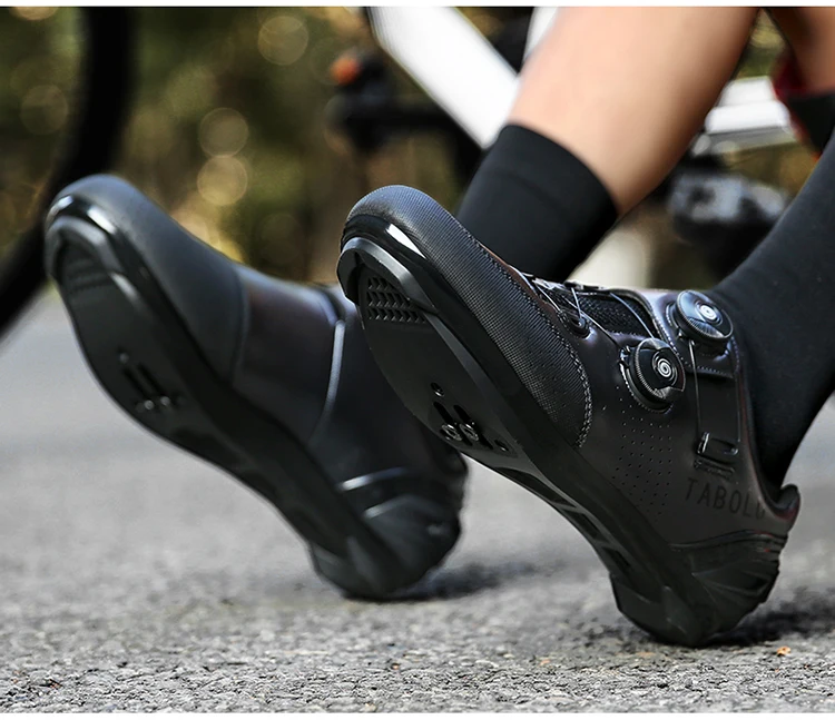 Radsportschuhe MTB Rennradschuhe für Herren und Damen Renn- und Wetterschuhe mit Selbstverriegelung SPD Rutschfeste Flats MTB oder Rennrad-Sneaker – Detail 15