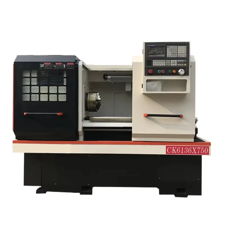 Factory Price CK6136 CK 6150 CK 6166  CNC Metal  Turning Flat Bed CNC Lathe
