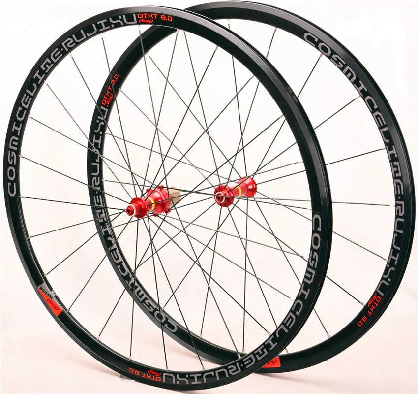 

700C Ultralight Aluminum Reflective 30mm V-Brake Standard Road Bike Wheelset