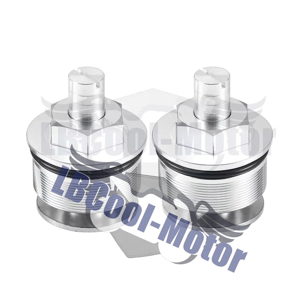 Front Preload Fork Cap For Suzuki GSF400 Bandit 1991-1994 SV650 1998-2002 99 DR650 1991-1996 1995 41mm Hexagon Adjust Fork Bolts