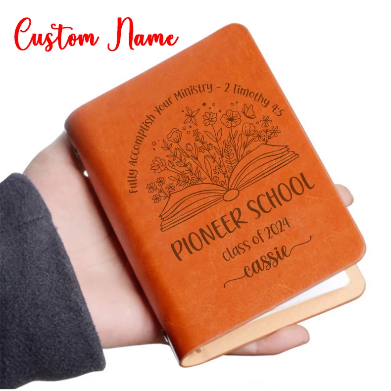 

Pioneer Service School Notes A JW Pioneer Gift For Pioneer School Personalized Notebook Customzied Name Leather Journal