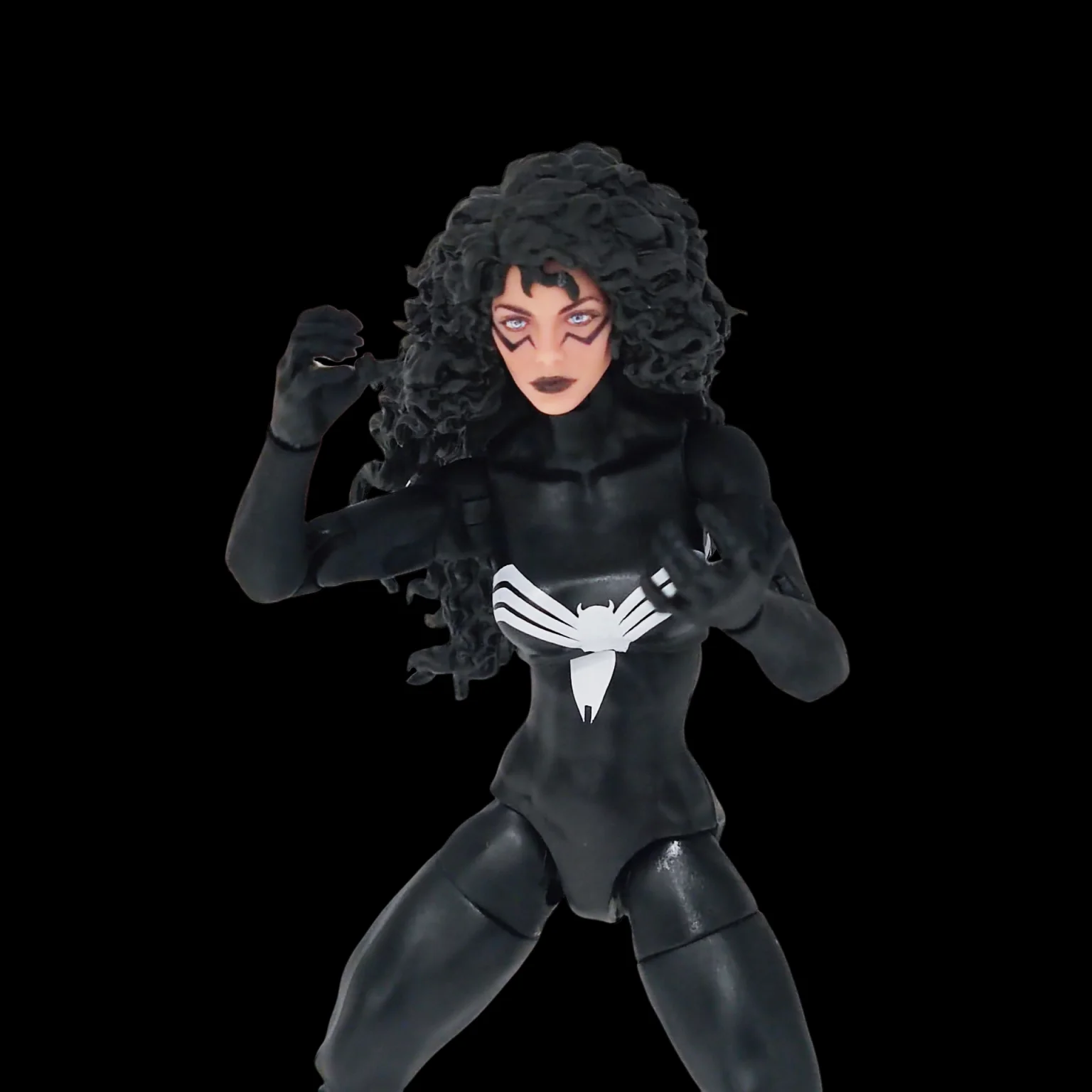 Marvel Legends Unlimited Plus Esclusiva Spider-Woman Peach Momoko Black 6" Action Figure
