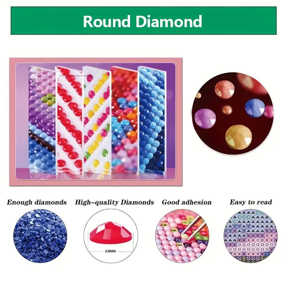 New 5D Shop Cabin Diamond Painting Set Cartoon DIY Diamond Embroidery Mosaic Rhinestone Art Home Decoration Gift