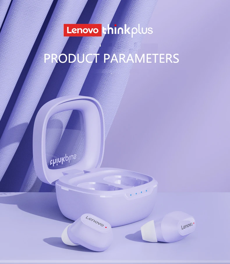 Lenovo XT62 Kopfhörer Bluetooth 5.3 Mini-Ohrhörer, kabellos, HiFi-Sport-Headsets mit Geräuschunterdrückung, mit Mikrofon, Touch-Steuerung, TWS Origina – Detail 14