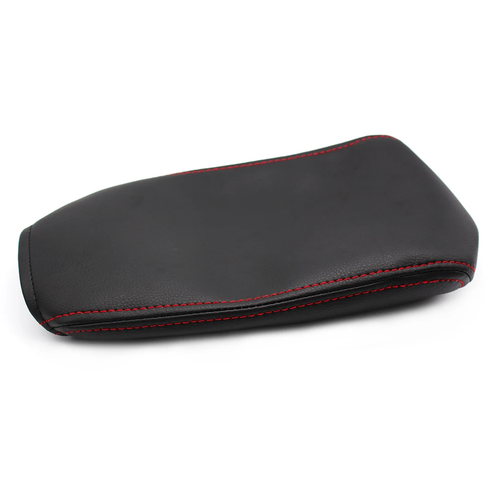 Microfiber Leather Armrest Cover For Audi A4 2009 2010 2011 2012 2013 2014 2015 2016 Car Center Control Armrest Box Cover Trim