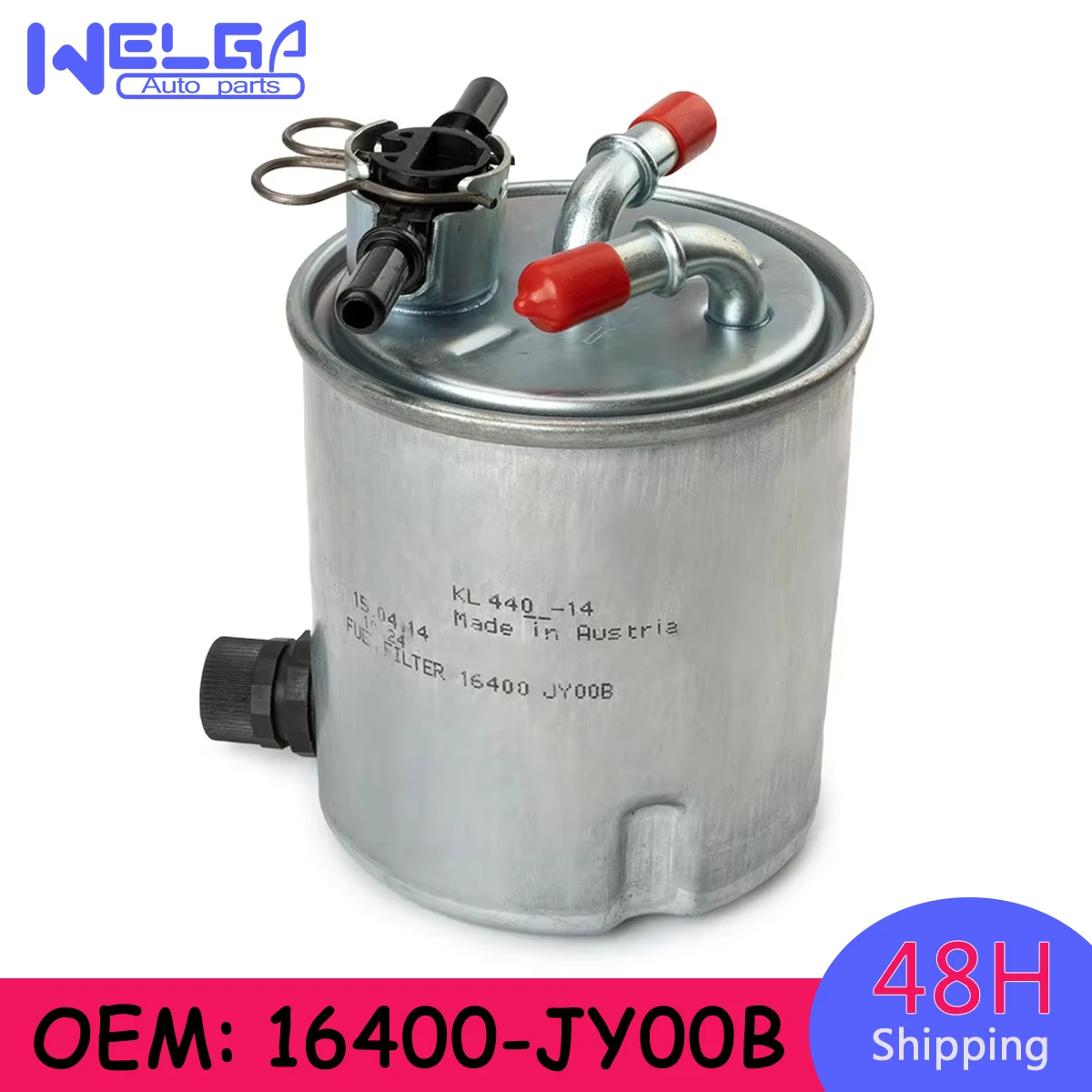 Brand New 16400-JY00B Fuel Filter for NISSAN,RENAULT X-TRAIL,T31,M9R,M9R 760,M1D,KOLEOS,HY,M9R 832 16400-JY09E 16400JY00B