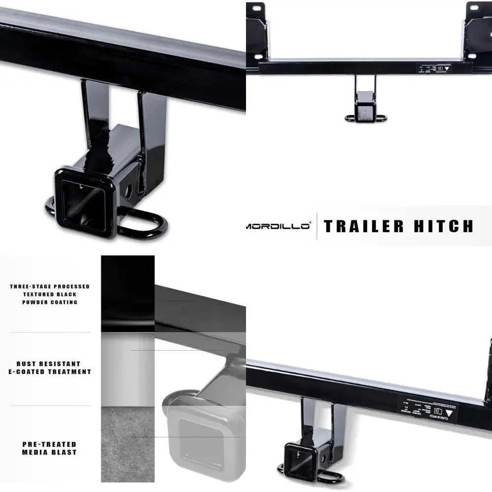 

Class 3 Trailer Hitch 2-Inch Receiver|Compatible with 2017-2020 Tesla Model 3|8740330|Tow Hitch|Gloss Black