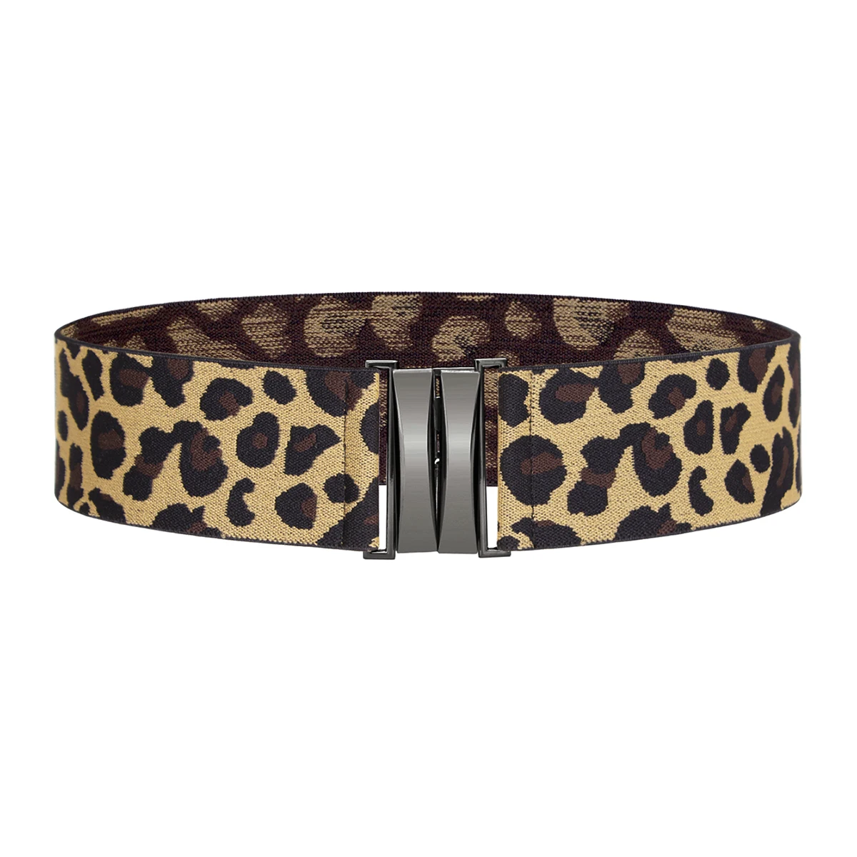 SISHION Fashion Elastic Waist Belt for Women YD0056 Leopard Print Waistband Wide Corset Belts Plus Size S -XXL