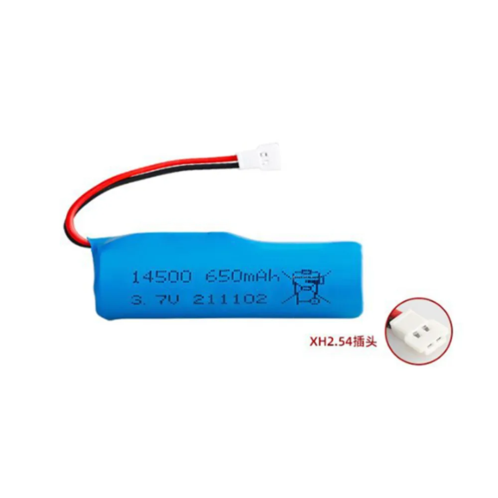 686 RC Boot Batterij 3.7 V 650 mAh XH 2.54 plug/USB Lader/Gebruik Voor 686 Sleepboot Onderdelen