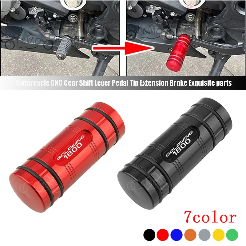 For HONDA Gold Wing 1800 GL1800 GL 1800 2001-2025 Motorcycle CNC Gear Shift Lever Pedal Tip Extension Brake Exquisite Parts
