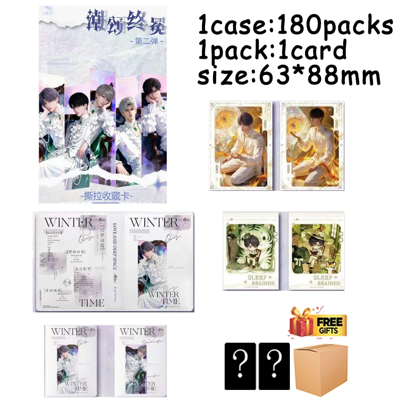 

Love And Deepspace Tear Off Cards 180 Exclusive Artworks 63x88mm Premium Paper Collectible Anime Trading Card Game