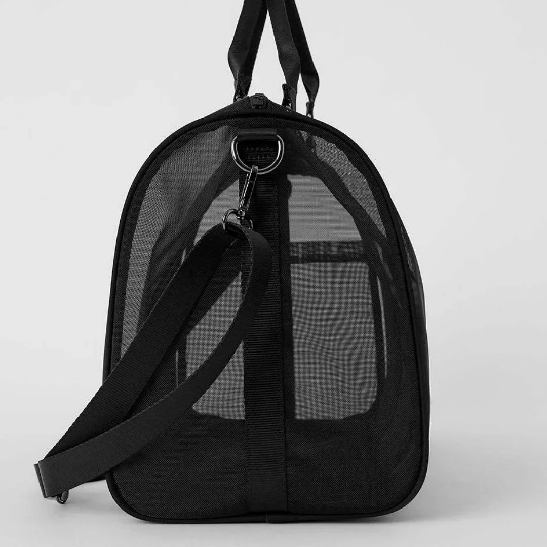 Sports Gym Breathable Mesh Yoga Bag Casual Outdoor Travel Portable Bag Large Capacity Luggage Bag Women\'s Crossbody Bag