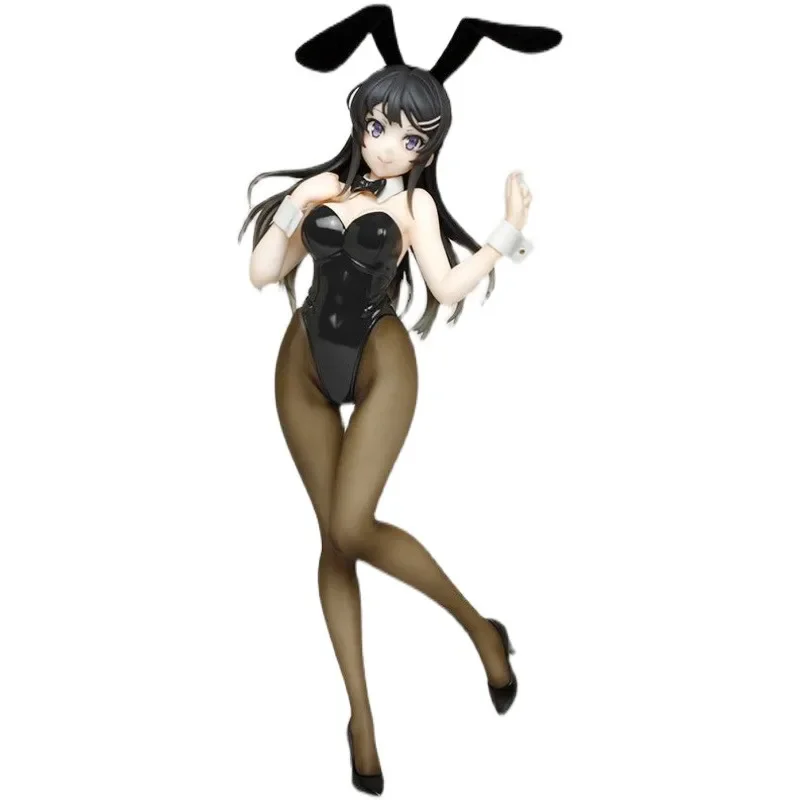 Cute Rabbit Ears Girls Sakurajima Mai Rascal Does Not Dream Of Bunny Girl Sister's Dream PVC Action Figure Girls Model 22cm