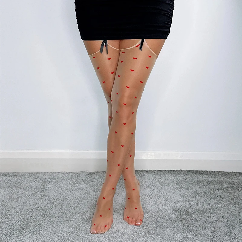 Damen Transparente Overknee-Strümpfe mit Naht 2026 Sommer Sexy Dünne Überknie-Strümpfe für Party Ölglanz-Strumpfhose – Detail 8