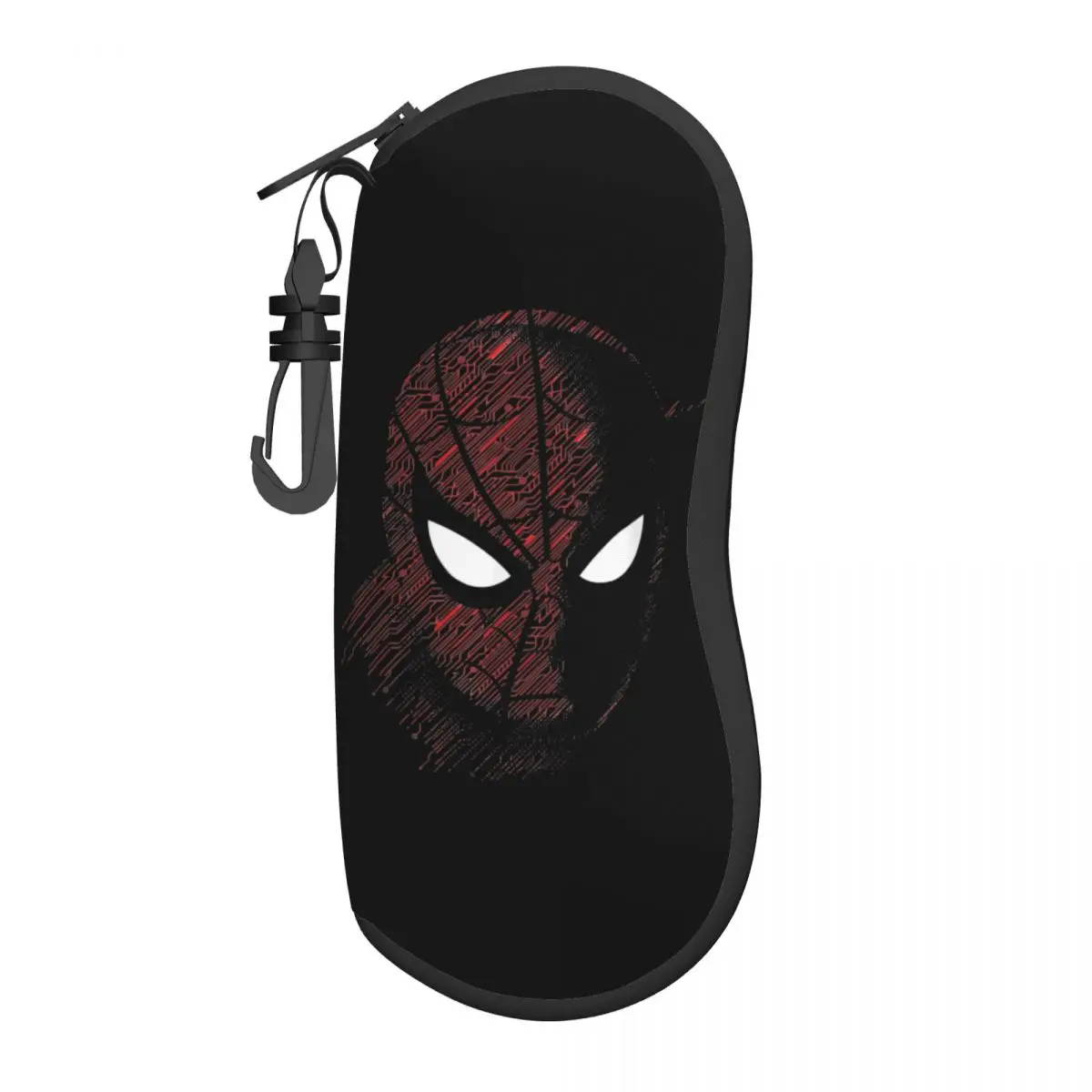 Kawaii Spider Man Glasses Case Anti-Fall Zipper Eyewear Protector Anti-Pressure Glasses Box