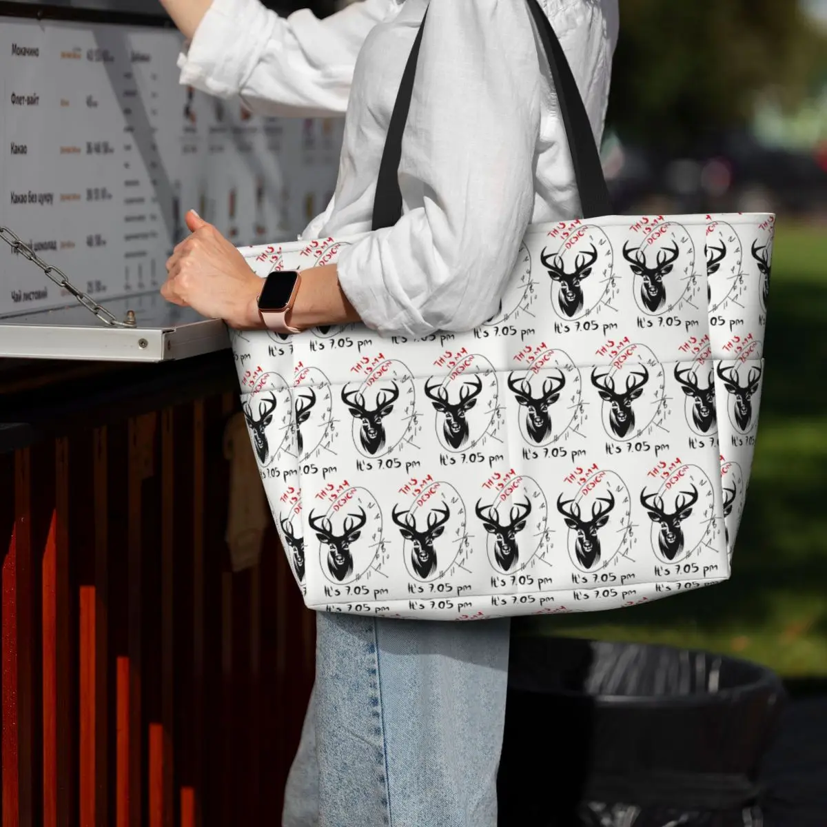 Hannibal Mads Mikkelsen Beach Tote Bag Sport Gym Yoga Duffle Large Tote Bag Women Travel Bag Fitness bag