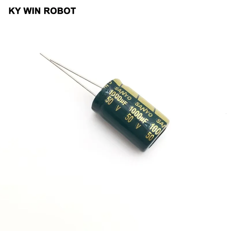 10 pcs  Aluminum electrolytic capacitor 1000 uF 50 V 13 * 20 mm frekuensi tinggi Radial Electrolytic kapasitor