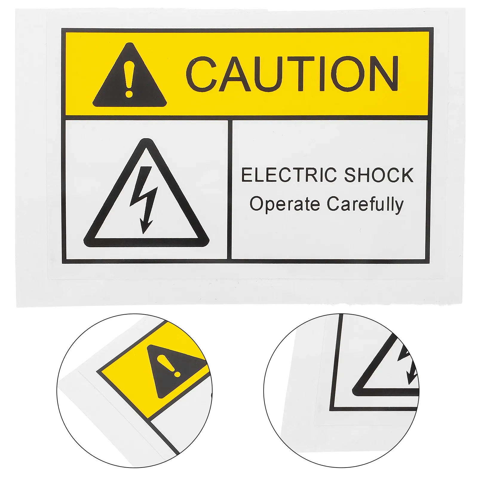

High Voltage Warning Safety Stickers Bright Clear Electrical Hazard Warning Label for Industrial Electrical Panels Construction