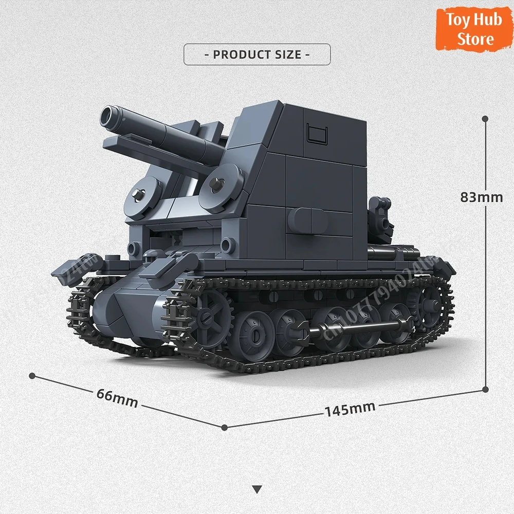 Ww2 Sturmpanzer I Bison 1:35 german army military model enthusiasts  toy educational toy home alone novel children boy kid gift
