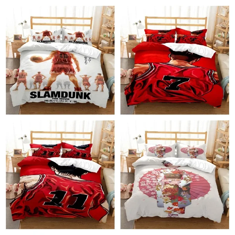 

Slam Dunk Expert Digital Printed Polyester Bedding Set for Girls and Boys Bedding Set for Teenagers Bedding Set Gift