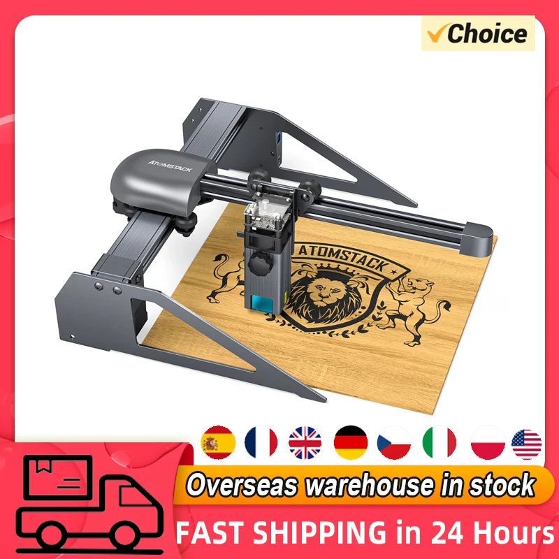 ATOMSTACK P7 30W Laser Engraver Desktop DIY Engraving Cutting Machine with 200*200 Engraving Area Compression Fixed-focus Laser