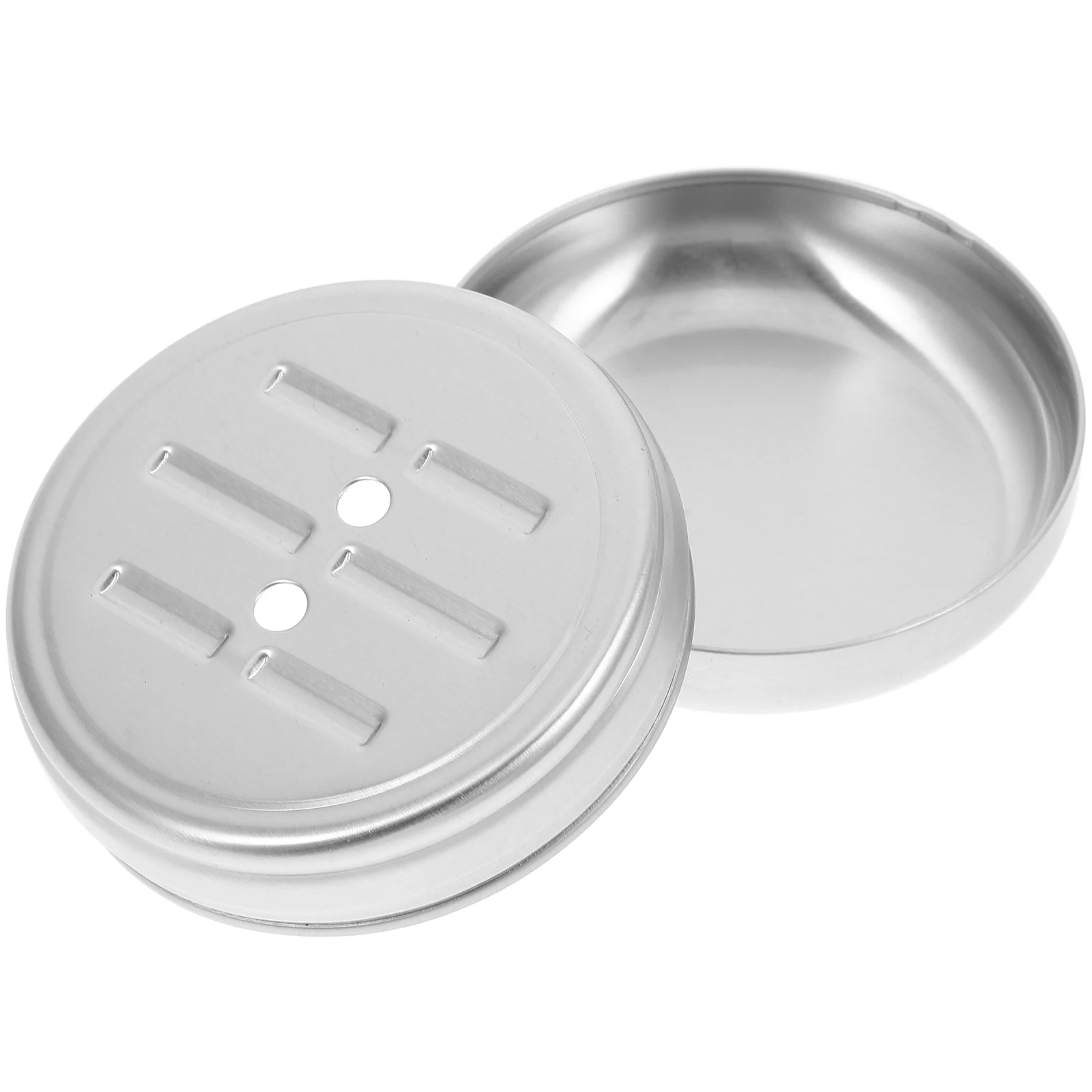 

1pcs 100ml Aluminum Soap Box Empty Containers for Candles Cosmetics Metal Storage Spice Tin PortableSoapBoxNoEdgesLidStructure