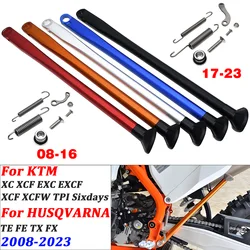 Motorcycle Parking Side Stand Kickstand With Spring Kit For KTM XC XCF EXC EXCF XCW XCFW125 250 300 350 450 500 2017-2023 MOTO