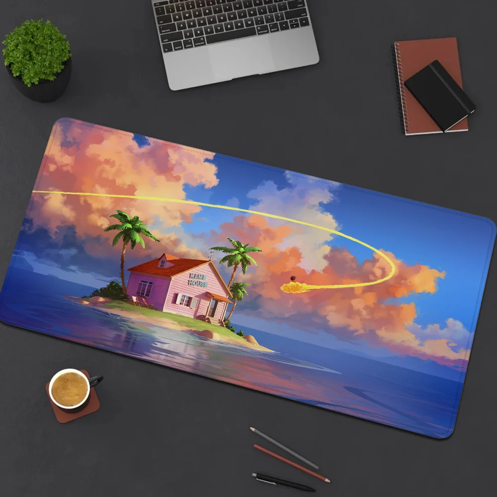 Gamer Desk Pad Dragones Ball Mousepad Anime Pc Gaming Accessories Mouse Pads Computer Table Mat Large Mats Office Xxl Mause Mice