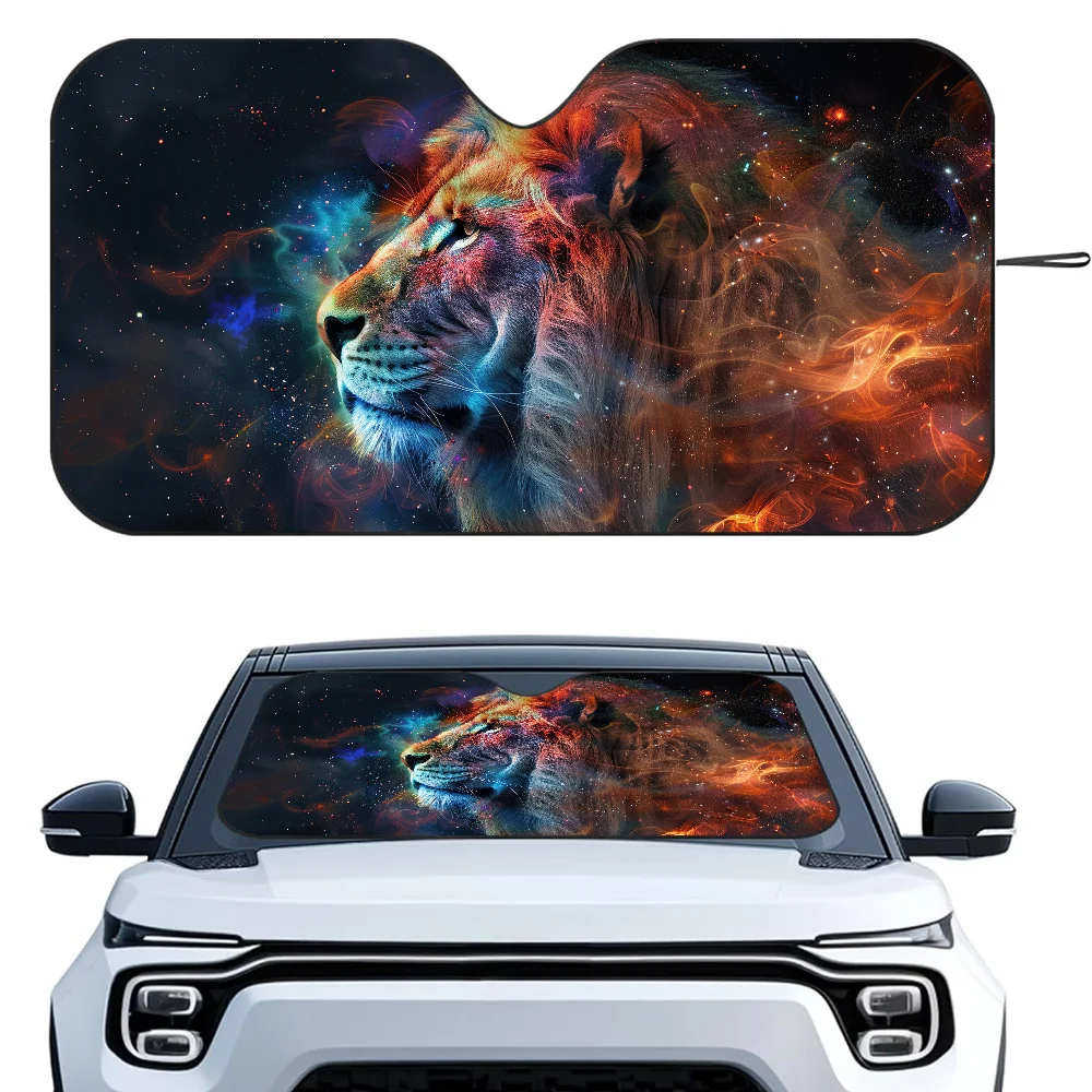 

Majestic Lion Car SunSha теплоизоляционная алюминиевая пленка лобовое стекло солнцезащитные козырьки УФ-лучи блоки автомобильный солнцезащитный козырек протектор
