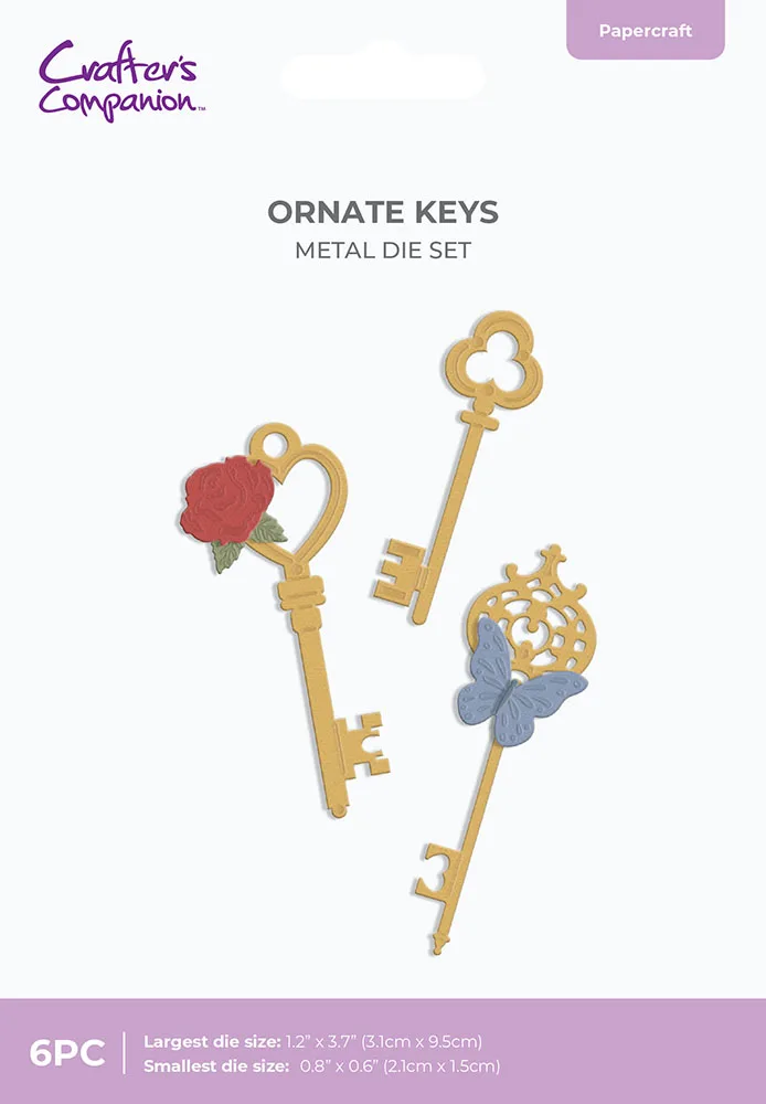 

Ornate Keys Metal Cutting Dies For 2026 Scrapbooking Paper Making Embossing Card Crafts Die Cut Making Stencil Template New