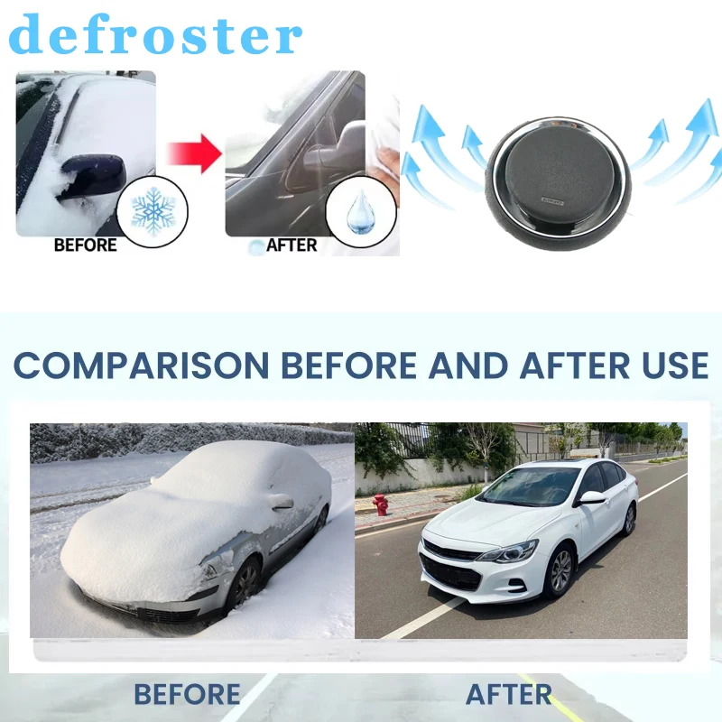 

Усовершенствованный электромагнитный автомобильный противообледенитель, портативный молекулярный осциллирующий инструмент для удаления льда для лобового стекла, мгновенный размораживатель и туманообразователь