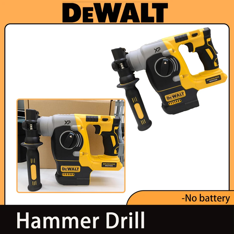 

Ударная дрель-перфоратор DEWALT 18V/20V MAX SDS Brushless 1in PLUS L-образная для столярных работ, без АКБ и ЗУ