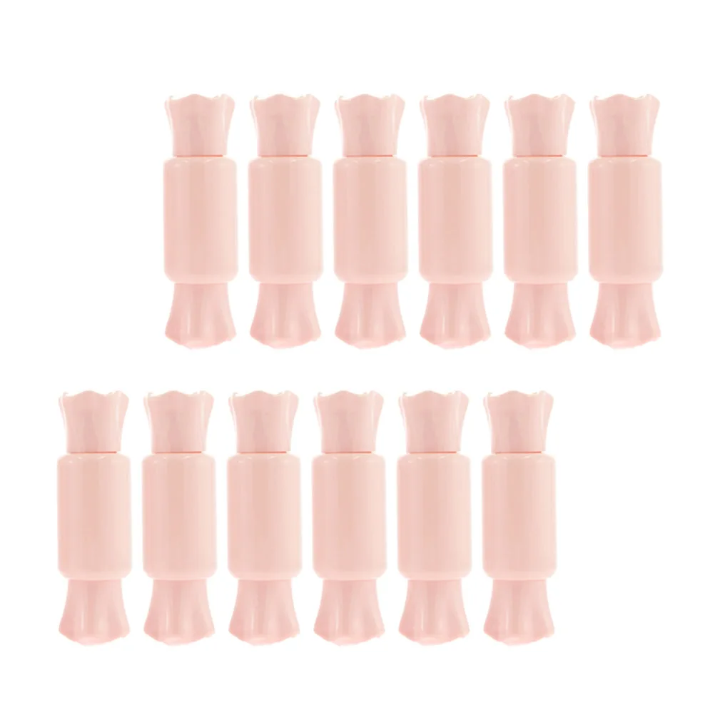 

12 Pcs Cute Lip Gloss Tubes Empty Bottle Color Container Candy Makeup Accessories