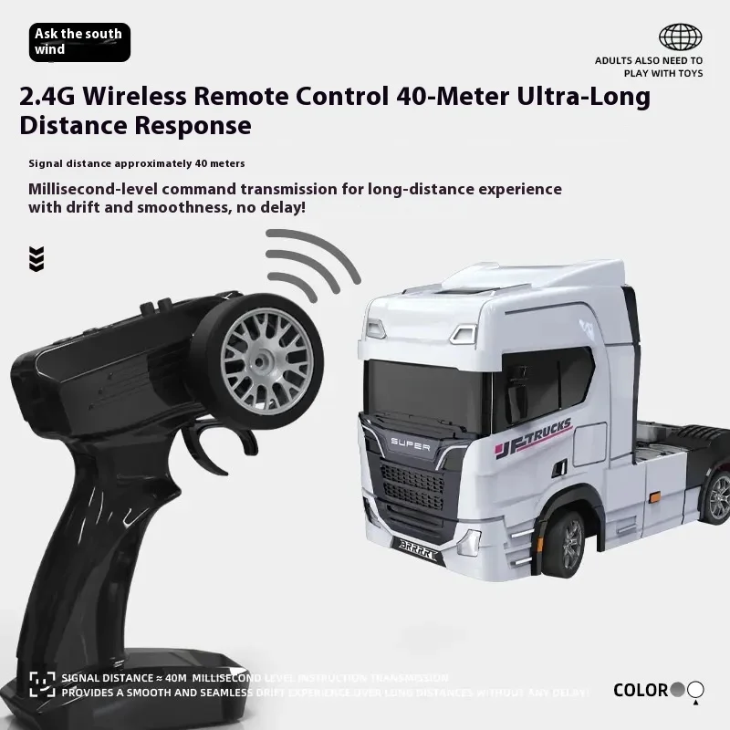 

Мини-настольный дрифт-грузовик в масштабе 1:43, радиоуправляемый автомобильный гироскоп 2,4G с имитацией автомобильных фонарей и шин для детей, игрушка с дистанционным управлением