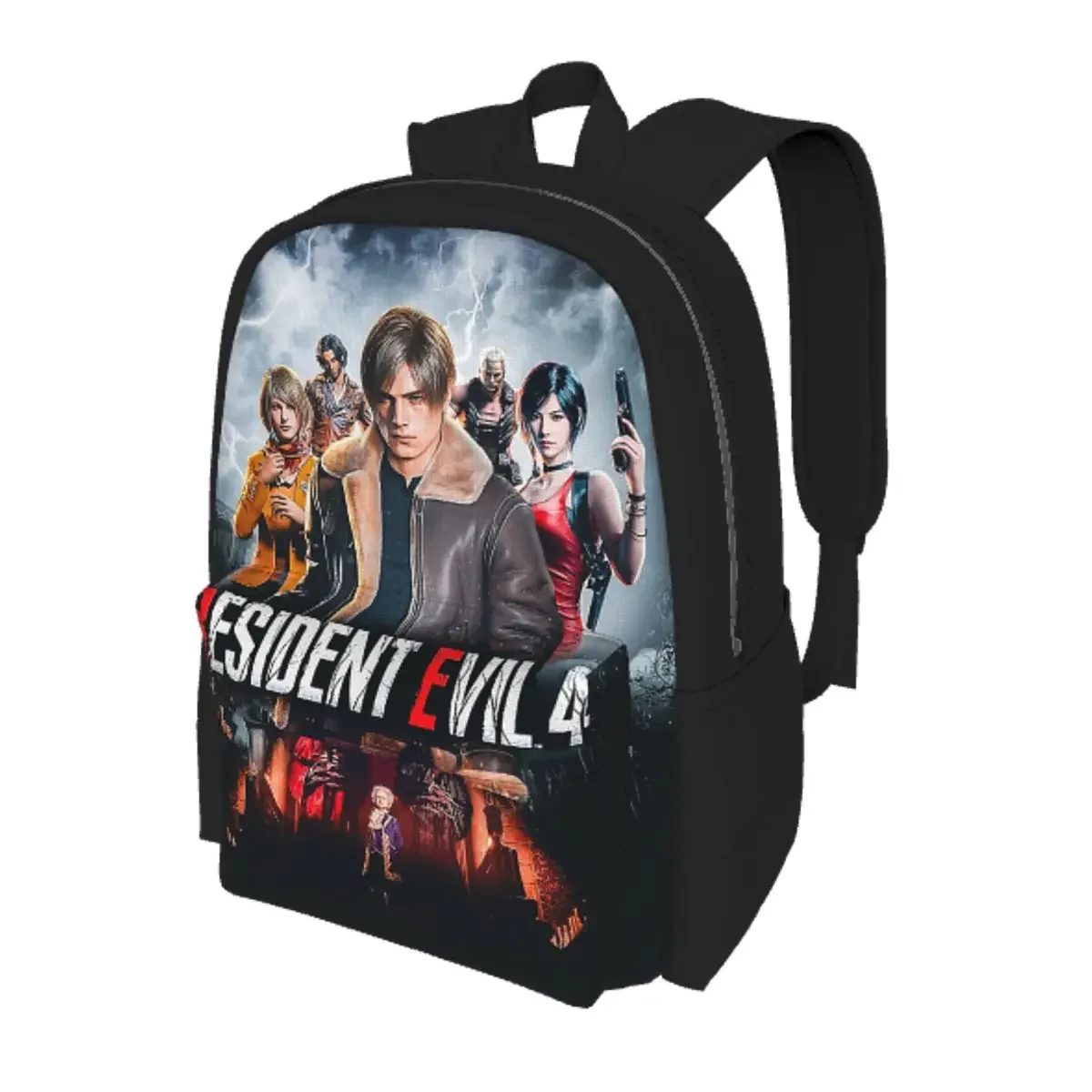 Resident Evils 4 Funny Games RE4 Backpack Boys Girls BookBag Children School Bag Computer Shoulder Bags for Men Women view 3