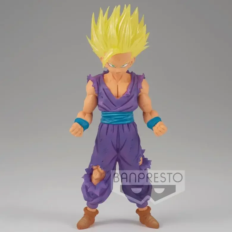 BANPRESTO-Figurines d'action Dragon Ball Z CLEARISE, Bandai Original, Son Gohan SSJ2, Super Saisuperb 2, Anime PVC, Jouets modèles, 150mm