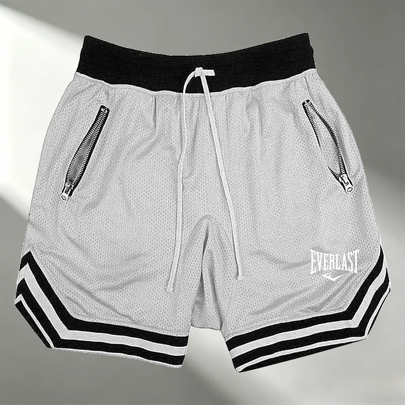 

Summer men's hot selling basketball shorts and sports shorts are fashionable lightweight breathable fast drying fabric shorts