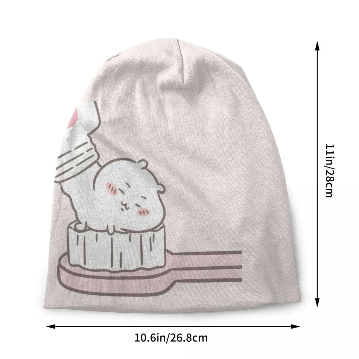 مخصص Chiikawa أنيمي Skullies Beanies قبعات شتاء بارد دافئ الرجال النساء الحياكة قبعة الكبار للجنسين بونيه القبعات