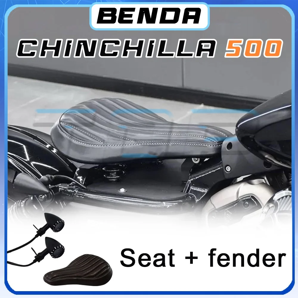 Short rear fender BENDA CHINCHILLA 500 turn signals and seat cushions 500 CHINCHILLA chinchilla 500
