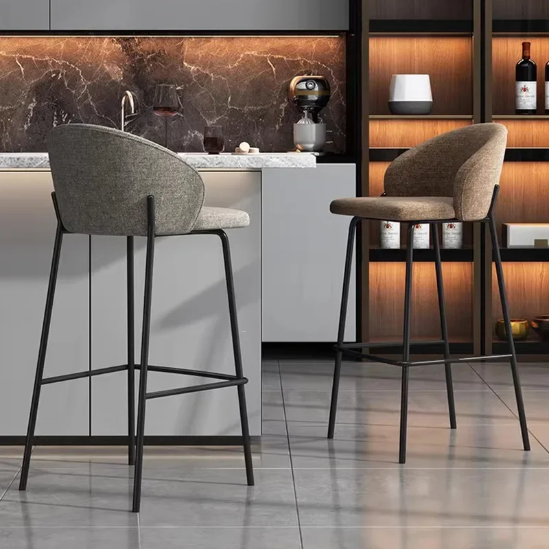 

Minimalist Loft Designer Counter Bar Chair Salon Modern Relaxing Luxury Bar Chair Ergonomic Taburete Alto Furniture
