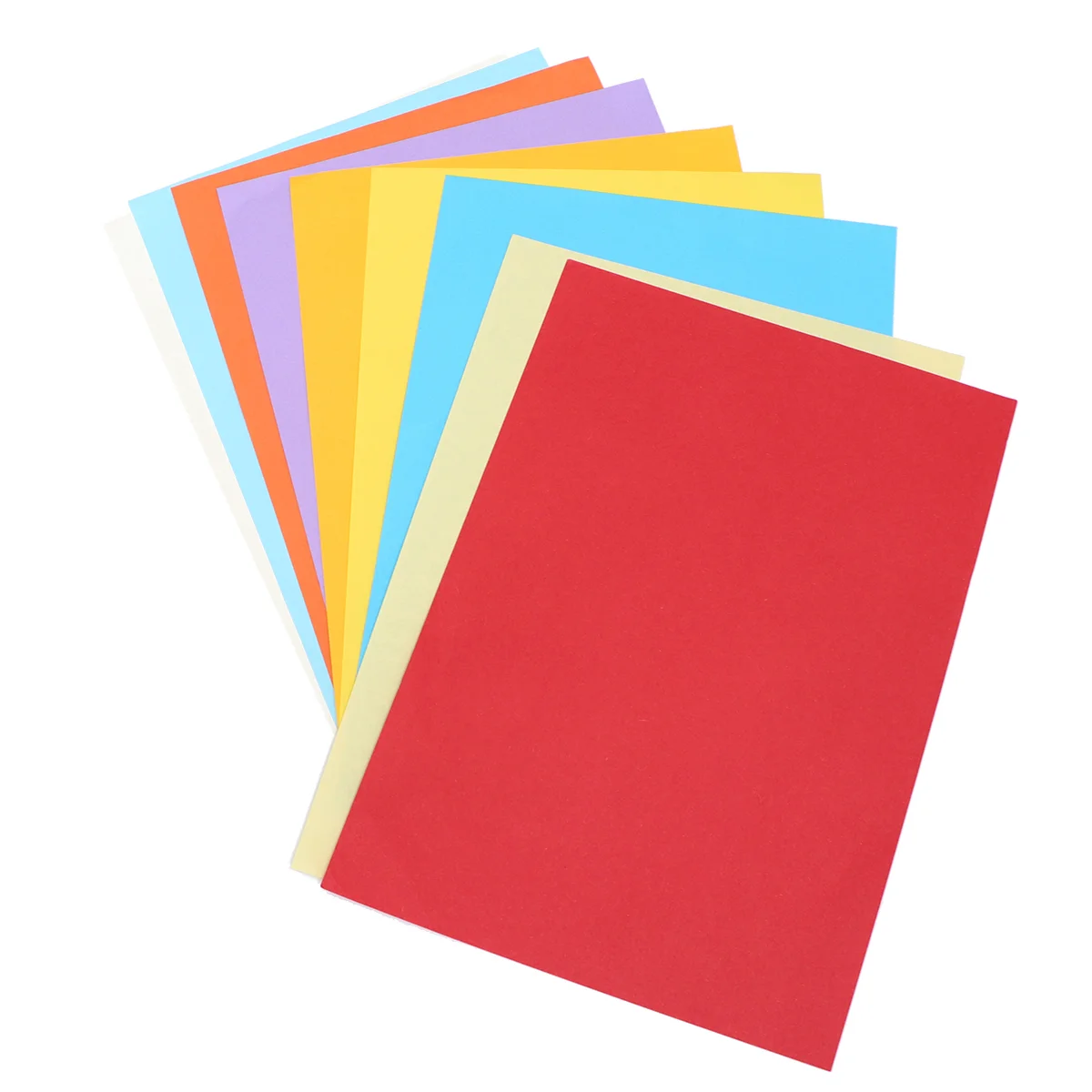 100 fogli di carta colorata per copia A4, pratica carta stampabile, carta pieghevole fatta a mano fai da te, forniture di cancelleria per ufficio scolastico (80