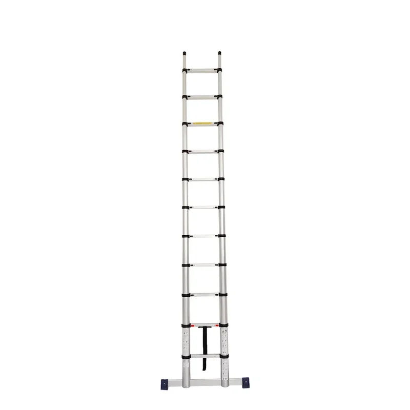 3.8m ALUMINIUM TELESCOPIC LADDER WITH SOFT CLOSE DESIGN