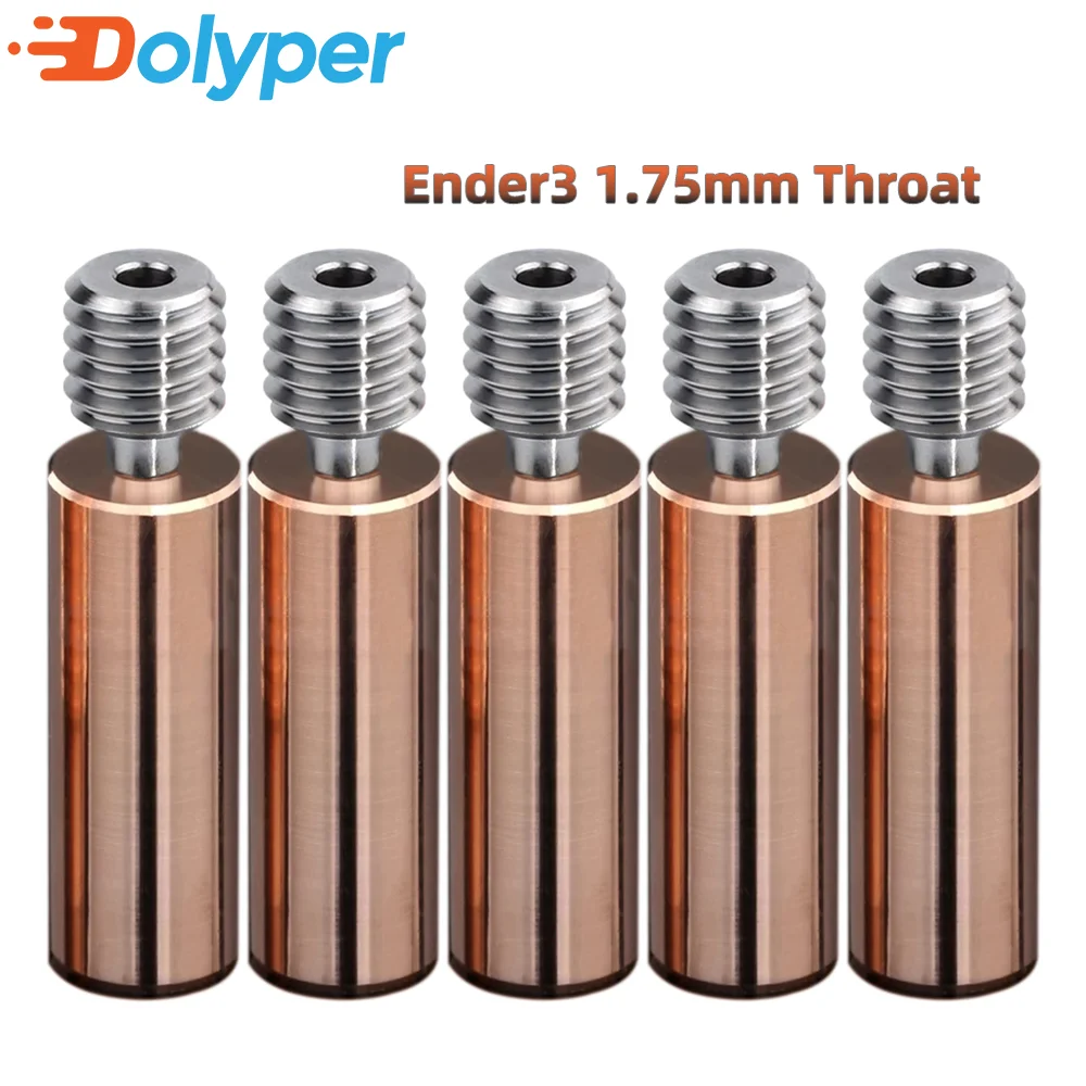 1–5 Stück Ender3 CR10 Bimetall-Heatbreak-Hals, Upgrade des glatten BiMetall-Titans + Kupfer-Heatbreak für CR10 Ender 3 V2 PRO Ender 5 – Detail 1