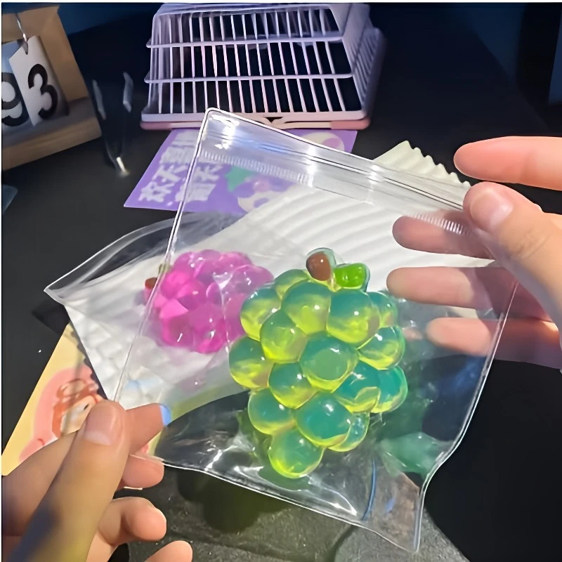 Squishy Frucht Trauben Zappelspielzeug Squeeze Stress Relief Handspielzeug Anti-Angst Obst Dehnbar Langsam steigendes Spielzeug Kreatives sensorisches Spielzeug