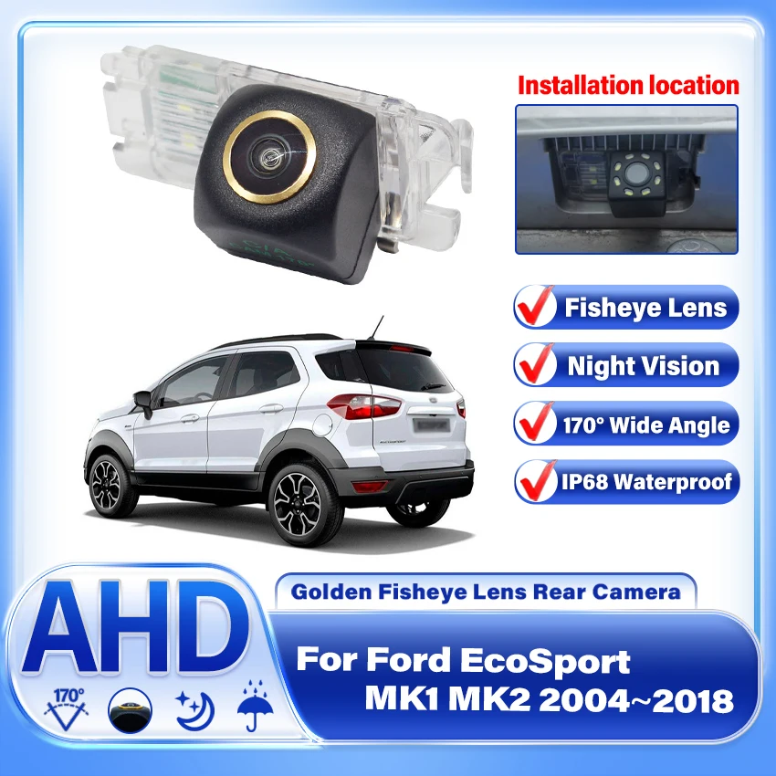 

Reverse Rear View Camera For Ford EcoSport MK1 MK2 2004~2018 CCD Full AHD Night Vision Car Reverse Parking Camera high quality