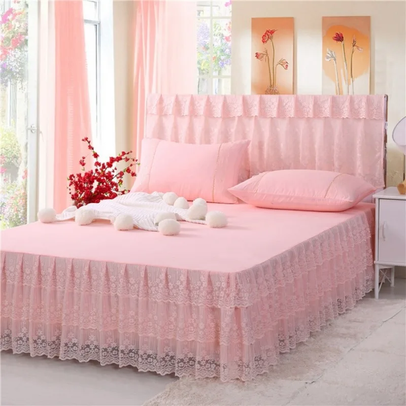 luxury-lace-bed-skirt-three-piece-set-double-family-bedroom-bed-sheet-machine-washable-all-season-bed-sheet-pillow-cover