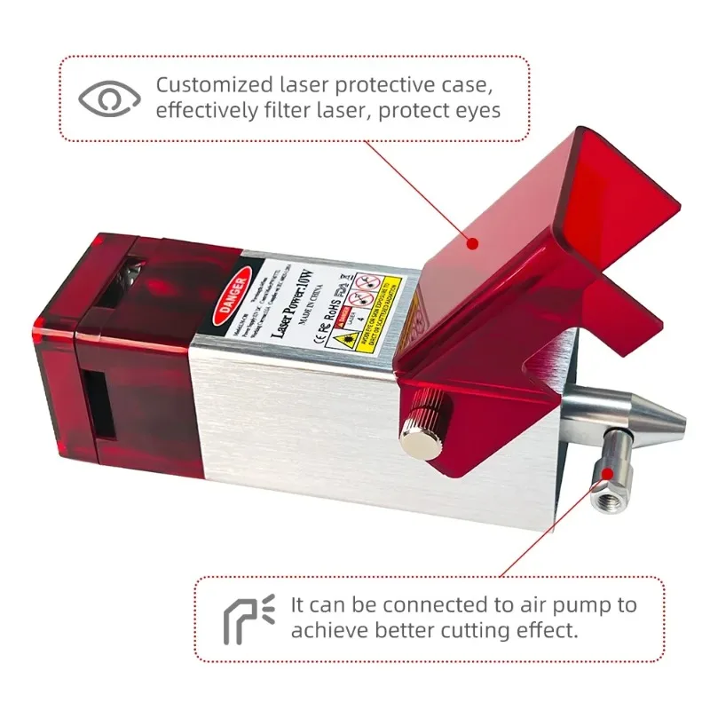All Metal CNC and laset 2 in 1 Engraving Machine With Phone Software 80w laset Engraver Rotary Model 100CM Area laset Cutter