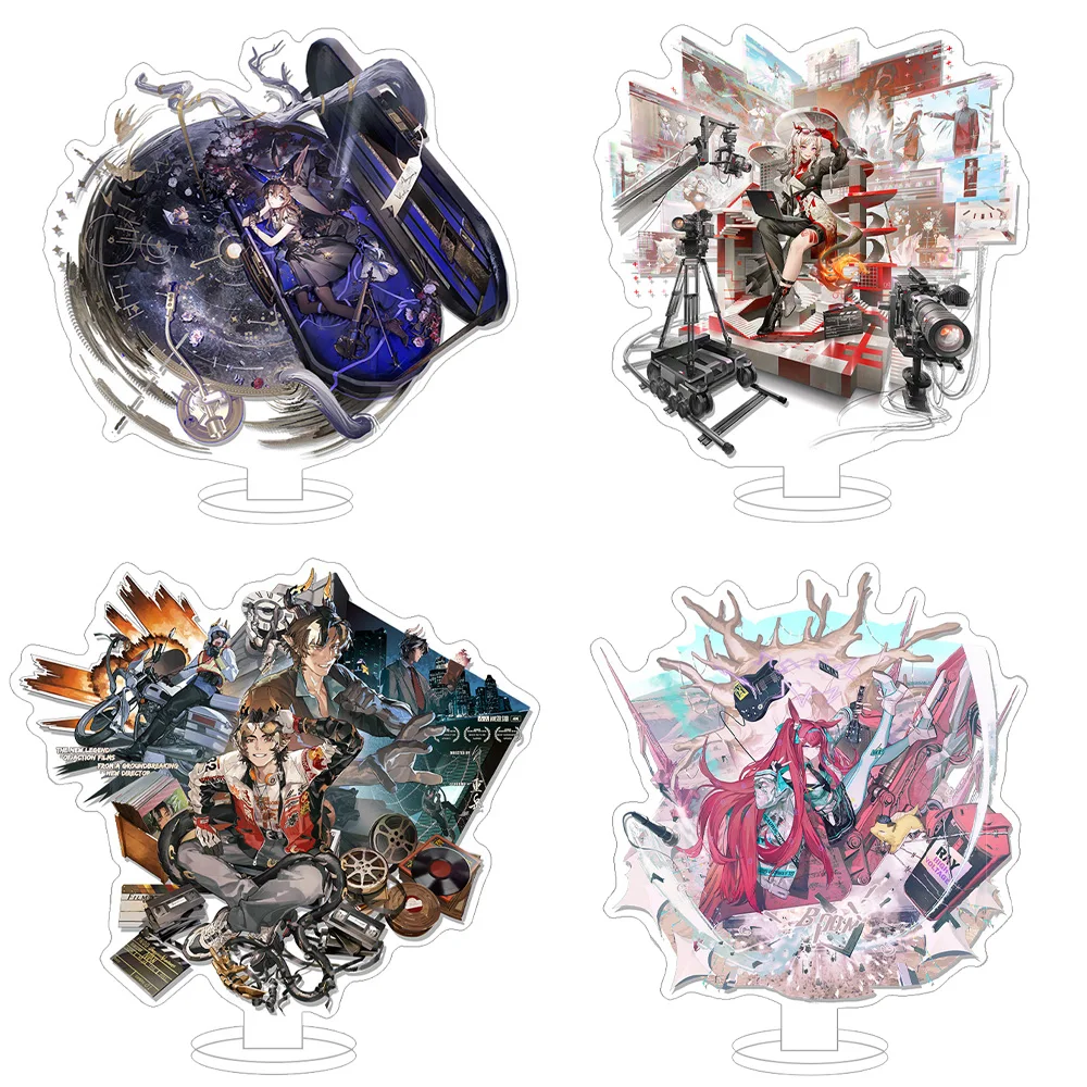 

Lucky Seven Store hot game Arknights new character Skins Skadi Młynar Chongyue Texas Acrylic stand Anime Toy desk ornament gift