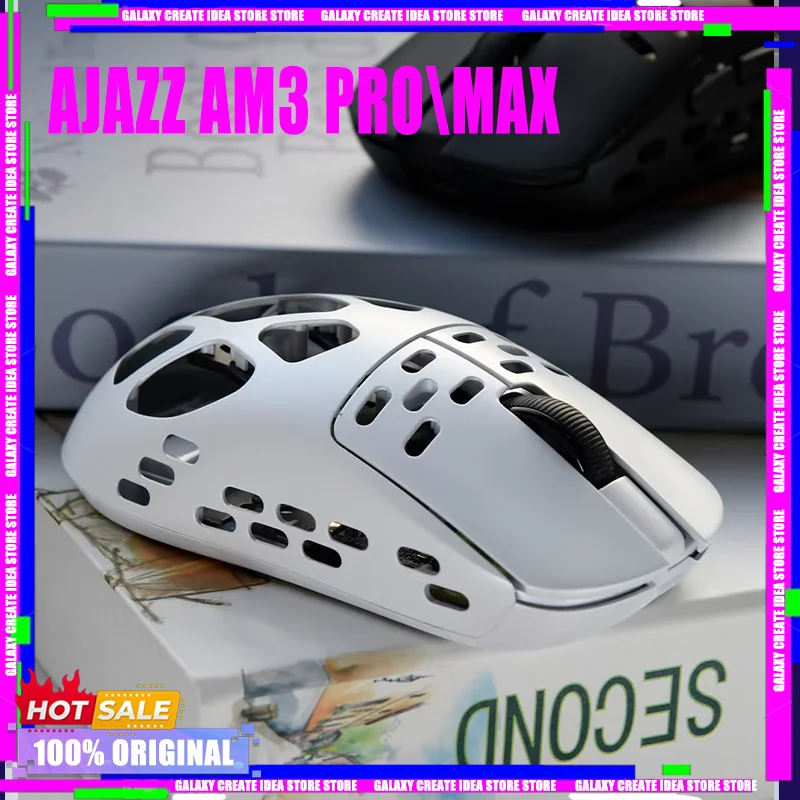 

AJAZZ AM3 Pro Max Wireless Gaming Mouse Tri-Mode Paw3950 Magnesium Alloy E-sports Mouse Custom Apex Sensor Laptop Accessories​