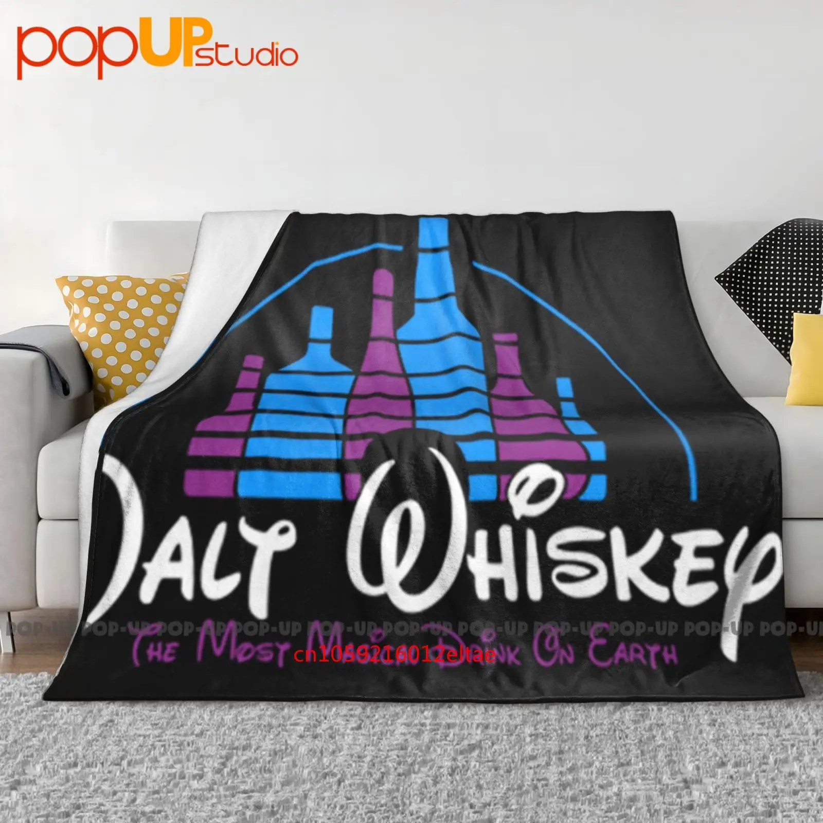 Malt Whisky Castillo de bebidas más mágicas Manta ultrasuave Edredón Funda de sofá de invierno Fundas de cama